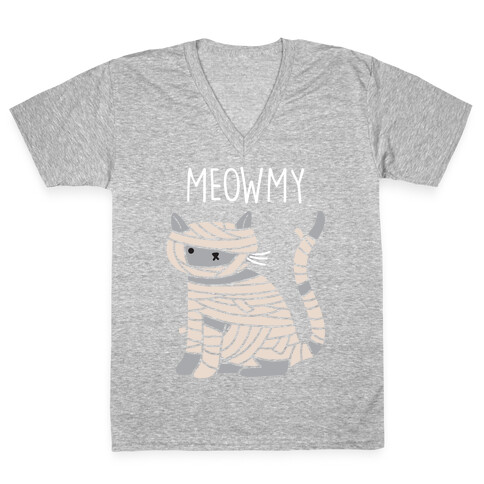 Meowmy V-Neck Tee Shirt