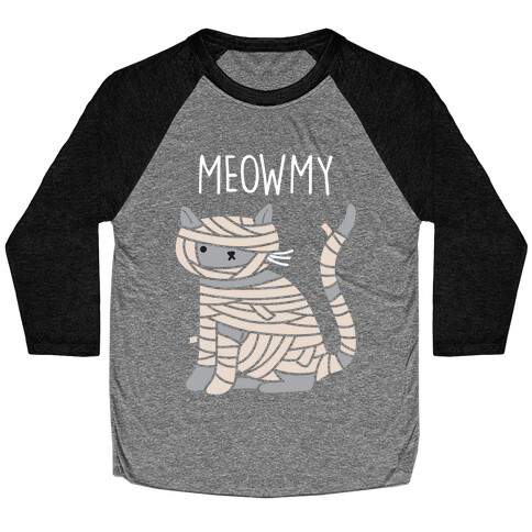 Meowmy Baseball Tee