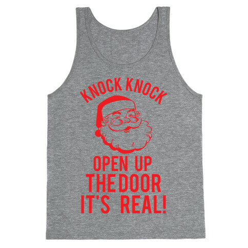 Knock Knock Santa Tank Top