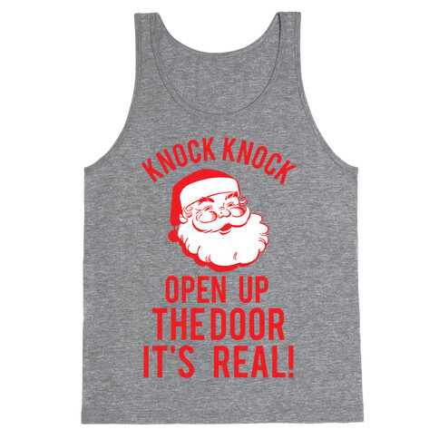 Knock Knock Santa Tank Top
