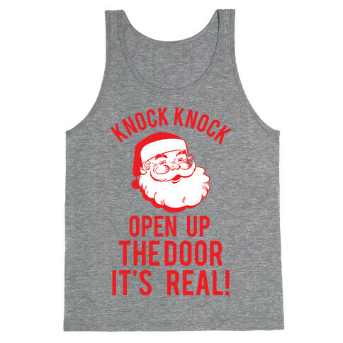 Knock Knock Santa Tank Top