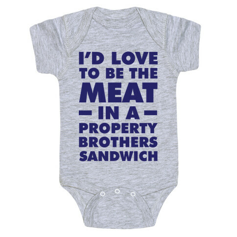 Property Brothers Sandwich Baby One-Piece