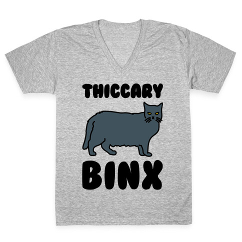 Thiccary Binx Parody V-Neck Tee Shirt