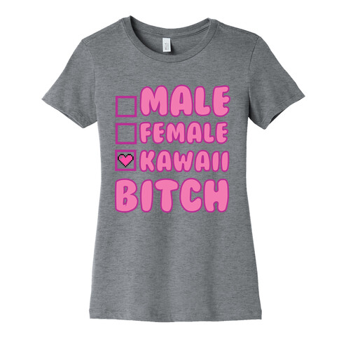 Kawaii Bitch Womens T-Shirt