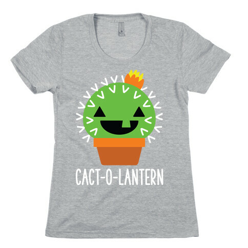 Cact-o-lantern Womens T-Shirt