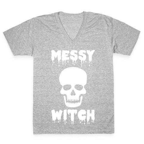 Messy Witch V-Neck Tee Shirt