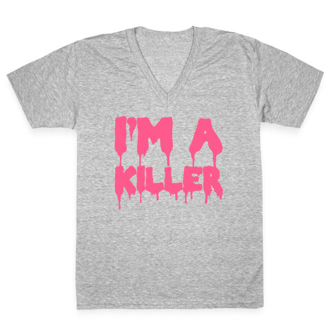 I'm A Killer V-Neck Tee Shirt