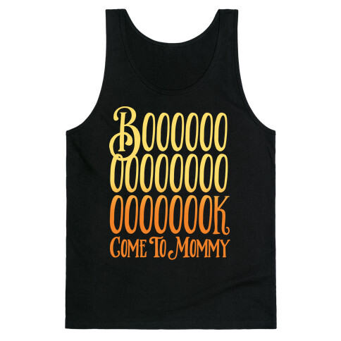 Book Come To Mommy Parody White Print Tank Top