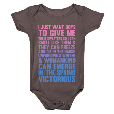 Boy Sweaters Baby One-Piece