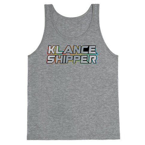Klance Shipper Parody Tank Top