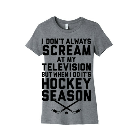 Hockey Season Womens T-Shirt