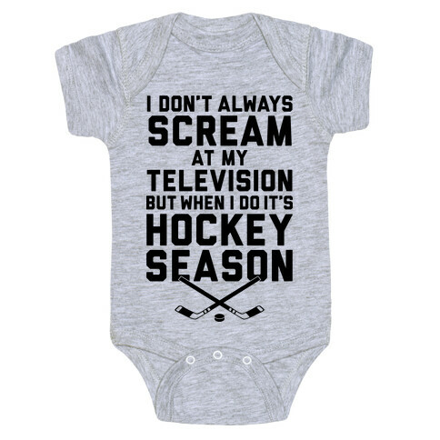 Hockey Season Baby One-Piece