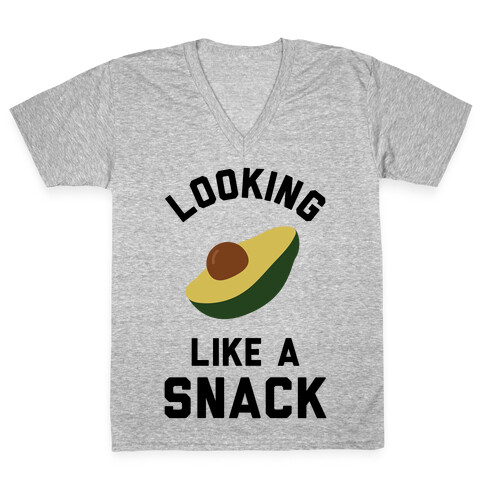 Looking Like a Snack V-Neck Tee Shirt