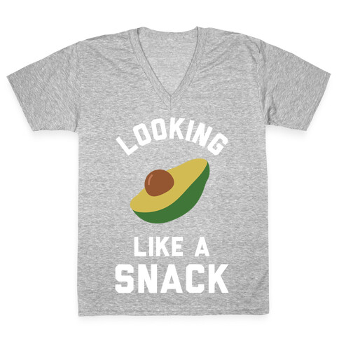 Looking Like a Snack V-Neck Tee Shirt