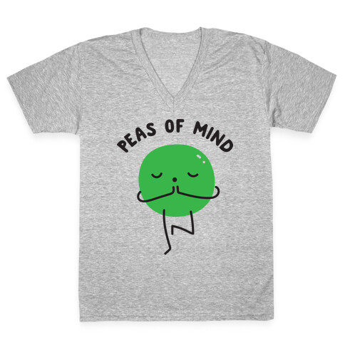 Peas Of Mind V-Neck Tee Shirt