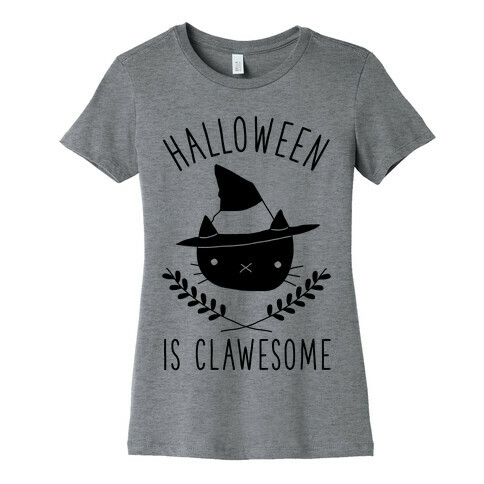 Halloween is Clawesome Womens T-Shirt