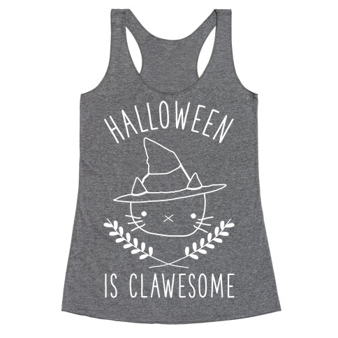 Halloween is Clawesome Racerback Tank Top