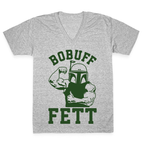 Bobuff Fett V-Neck Tee Shirt