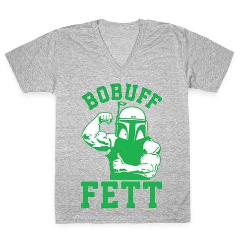 Bobuff Fett V-Neck Tee Shirt