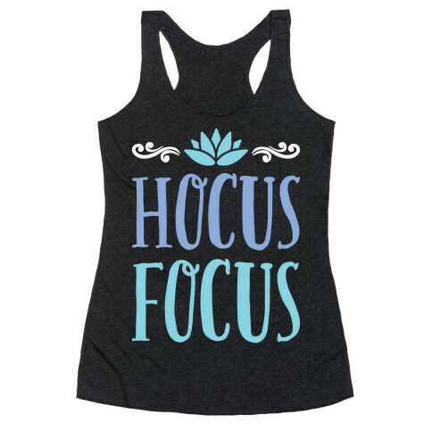 Hocus Focus Yoga Racerback Tank Top