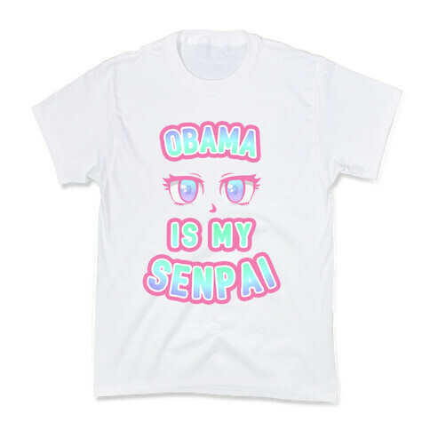 obama is my senpai test Kids T-Shirt