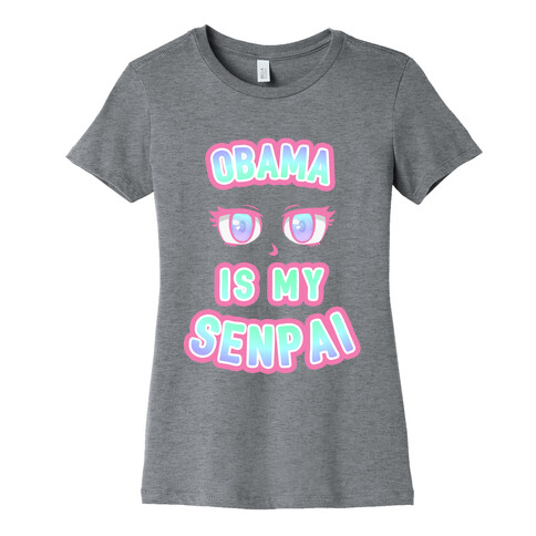 obama is my senpai test Womens T-Shirt