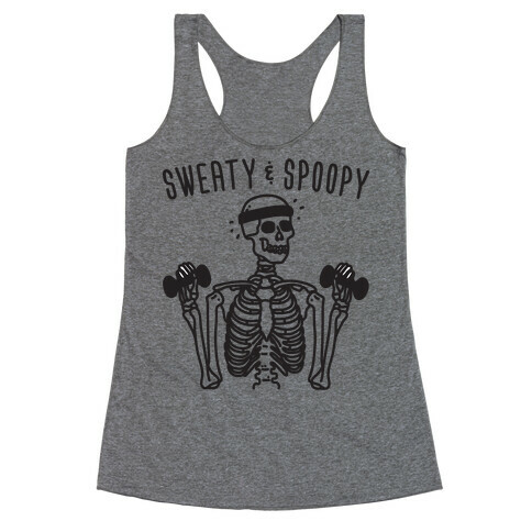 Sweaty & Spoopy Racerback Tank Top