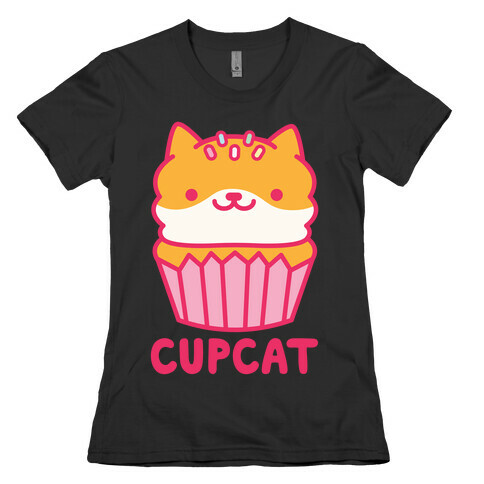 Cupcat Womens T-Shirt