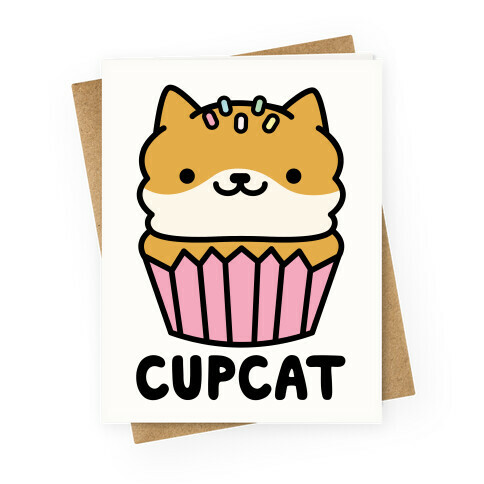 Cupcat Greeting Card