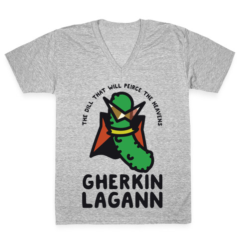 Gherkin Lagann V-Neck Tee Shirt