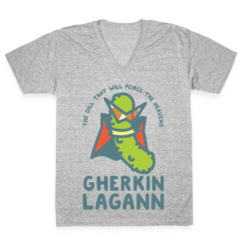 Gherkin Lagann V-Neck Tee Shirt