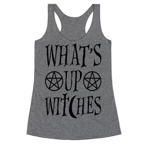 What's Up Witches Racerback Tank Top