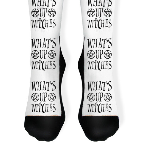What's Up Witches Sock
