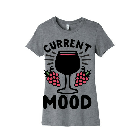 Current Mood: Wine Womens T-Shirt