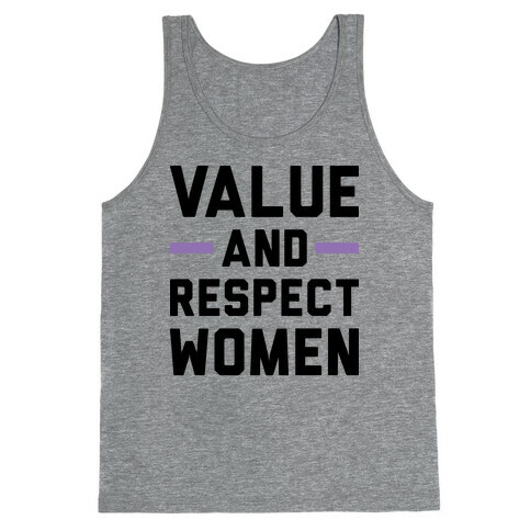 Value And Respect Women Tank Top