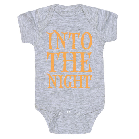Into The Night Parody White Print Baby One-Piece