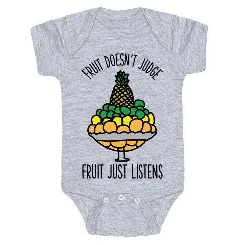 Fruit Doesn't Judge Baby One-Piece