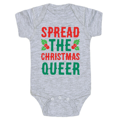 Spread The Christmas Queer Baby One-Piece