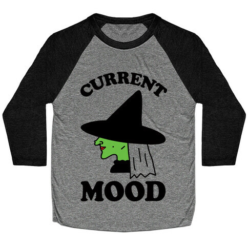 Current Mood Witch Baseball Tee