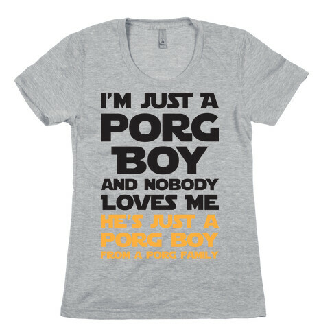 I'm Just A Porg Boy Womens T-Shirt