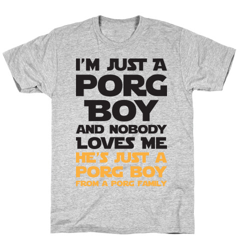 I'm Just A Porg Boy T-Shirt