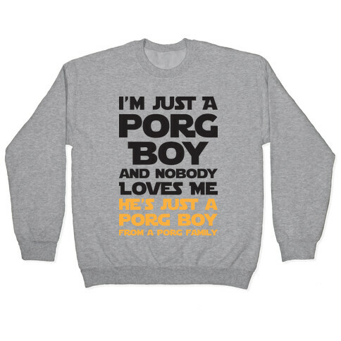 I'm Just A Porg Boy Pullover