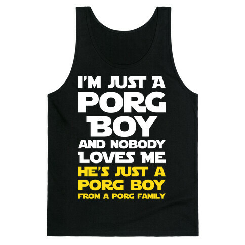 I'm Just A Porg Boy Tank Top