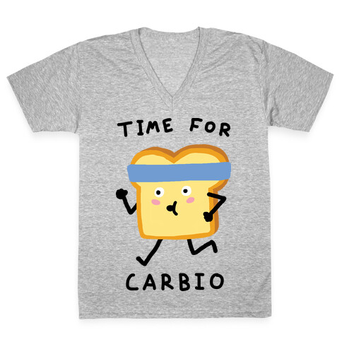 Time For Carbio V-Neck Tee Shirt