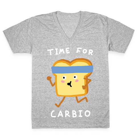 Time For Carbio V-Neck Tee Shirt