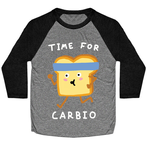 Time For Carbio Baseball Tee