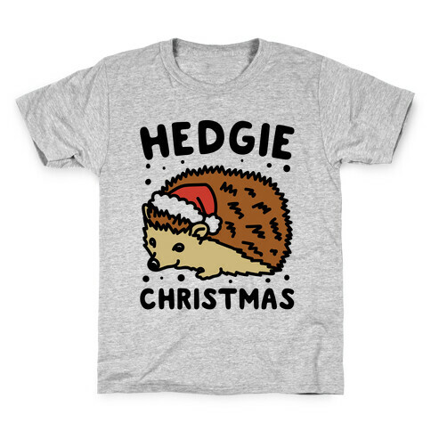 Hedgie Christmas Kids T-Shirt