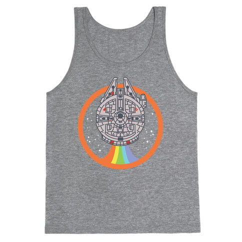 Retro Rainbow Falcon Tank Top