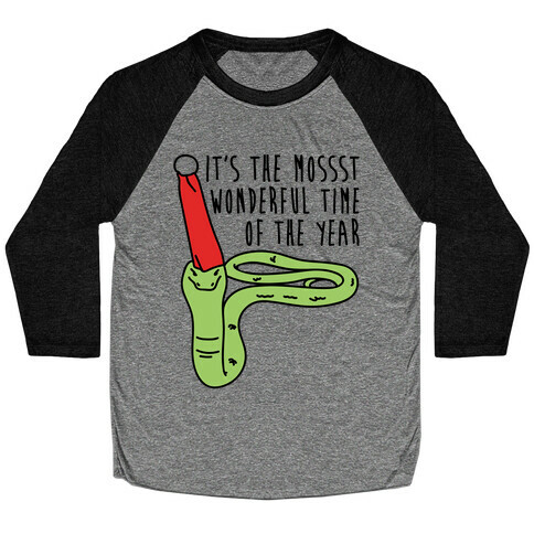 It's The Mossst Wonderful Time of The Year Parody Baseball Tee