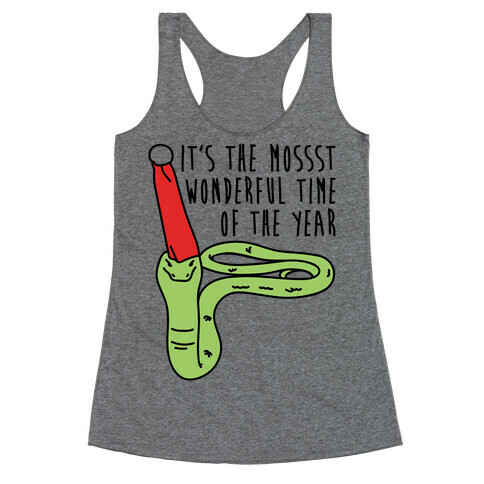 It's The Mossst Wonderful Time of The Year Parody Racerback Tank Top